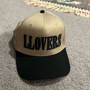 llovesick llovers hat - khaki + black